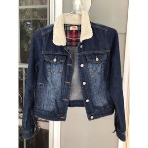 LEI Jacket size Regular Medium Junior GUC  Blue Jean Jacket